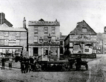 The Kings Arms Market Hill about 1867 [Z50/75/182]